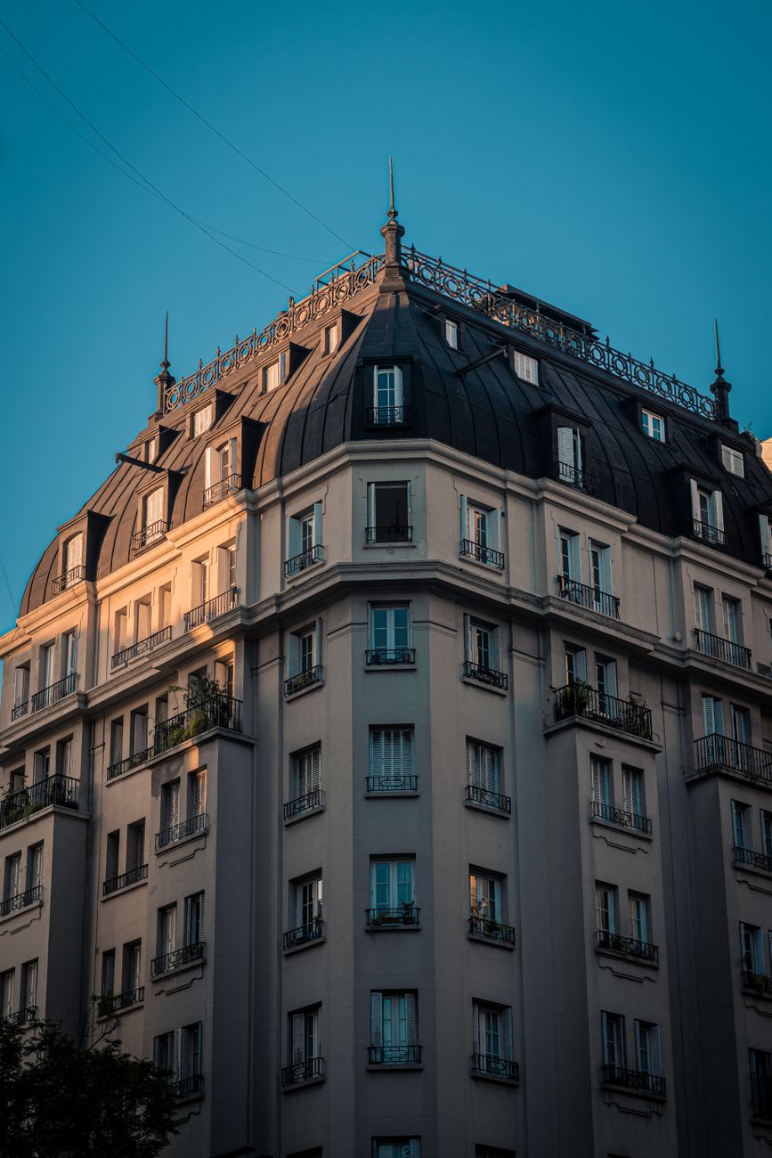Residential building under construction in Argentina