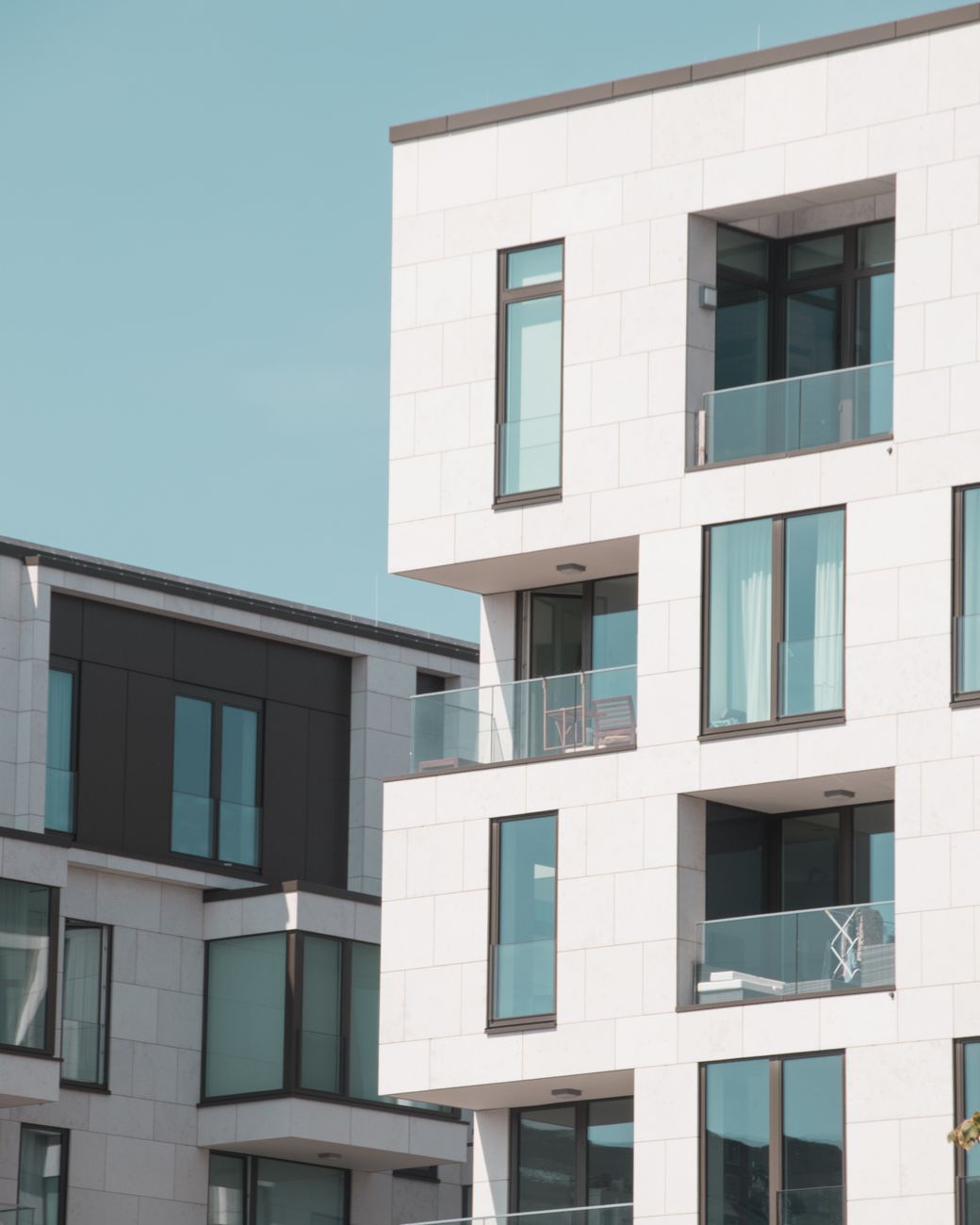 Contemporary apartment buildings in Argentina